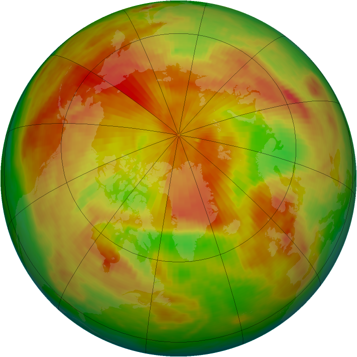 Arctic ozone map for 03 May 1984